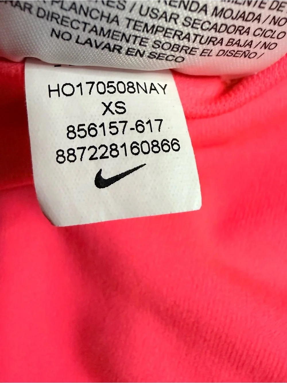 Nike Running Dri-FIT Neon Pink Reflective Quarter Zip Pullover XS